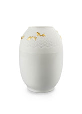 Koi Vase, Golden Luster